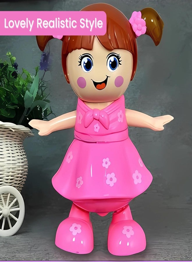 Sisq Dancing Baby Girl Robot Toy with 3D Lights and Music | Ages 3+, Multicolour - Image 2